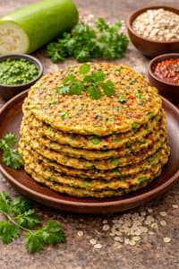 Oats Lauki Chilla