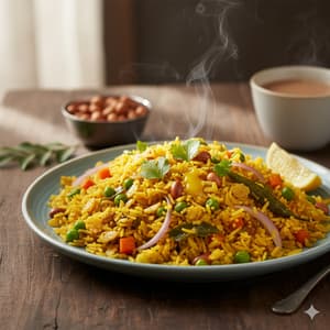 Vegetable Poha