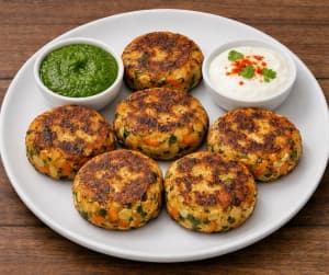 Oats Paneer Tikki 