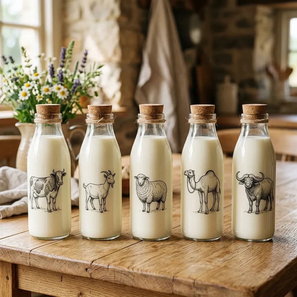 Different types of milk for kids