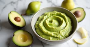 Avocado and Pear Puree
