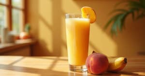 Peach and Banana Smoothie