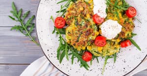 Sweetcorn and Zucchini Fritters