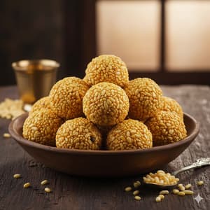 Murmura (Puffed Rice) Laddu