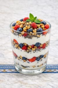 Greek Yogurt Berry Nut Parfait