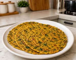 Methi Besan Chilla