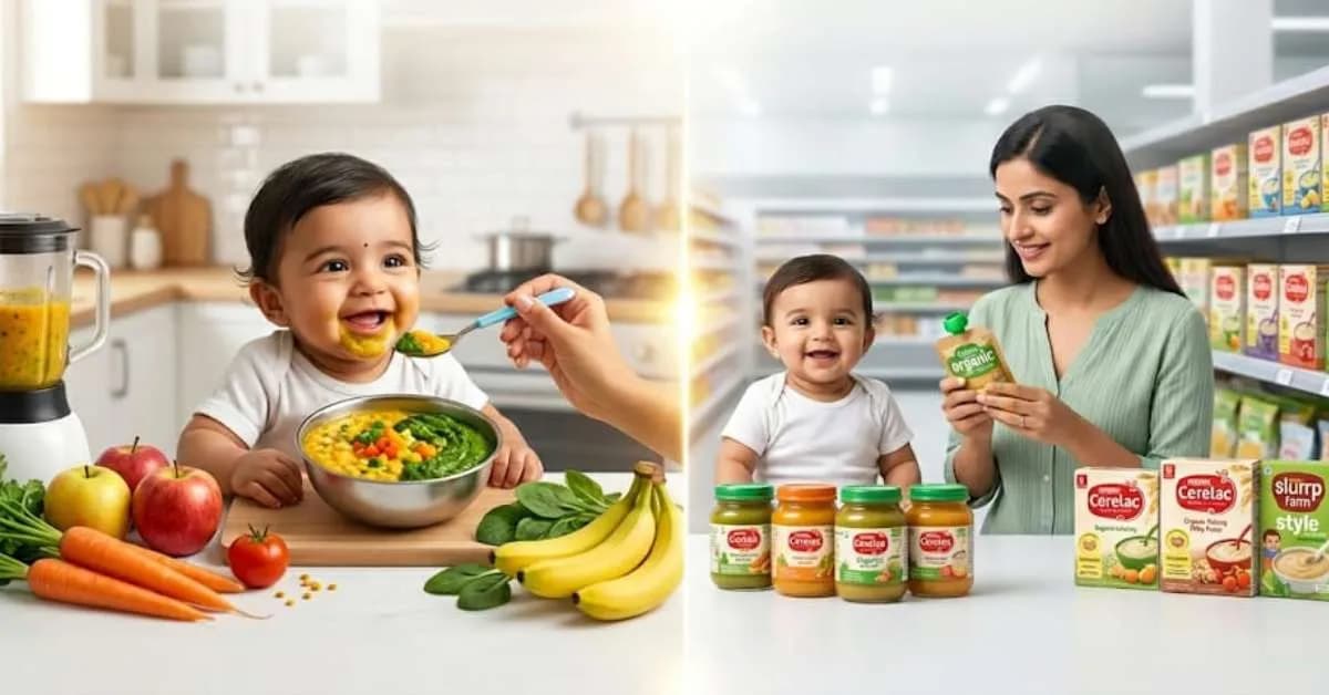 Homemade vs Store-Bought Baby Food: A Complete Guide for Indian Parents