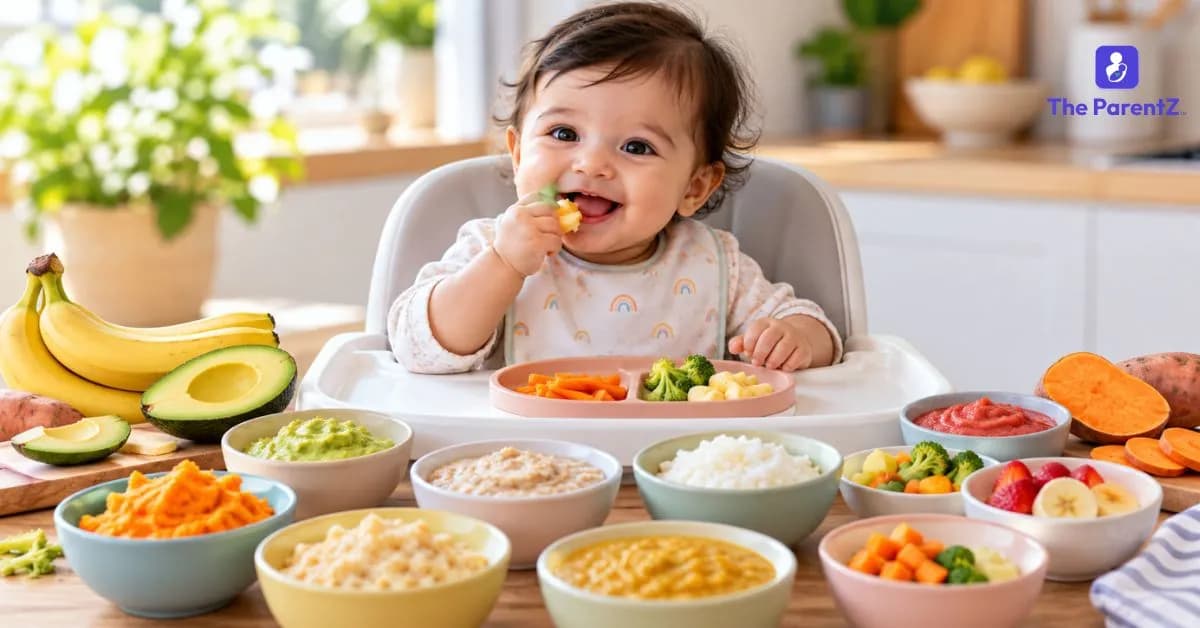 Baby First Foods: Age-Wise Foods for Babies from 6 to 12 Months